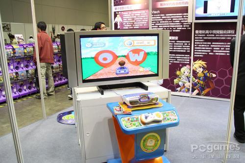 2009香港游戏展:亲子同乐游戏机图片_现场图