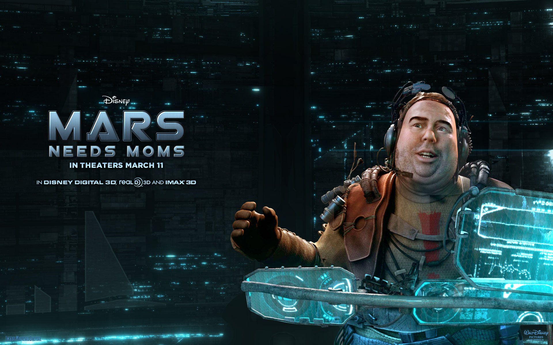 《火星救母记 mars needs moms! 》电影壁纸