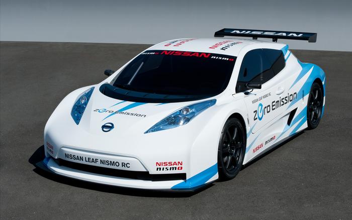 nissan leaf nismo rc 2011(日产聆风电动概念赛车)图片导航:上一组图