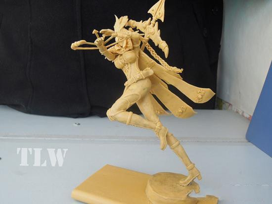 玩家自制LOL手办 小熊还穿粉色小内内图片_囧