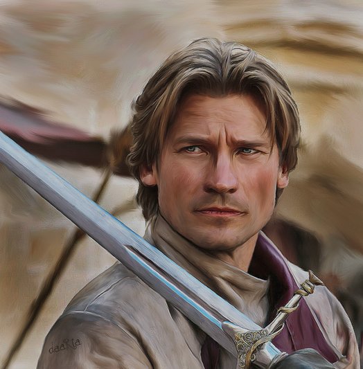 詹姆·兰尼斯特(jaime lannister),由deviantart的用户daaria创作.