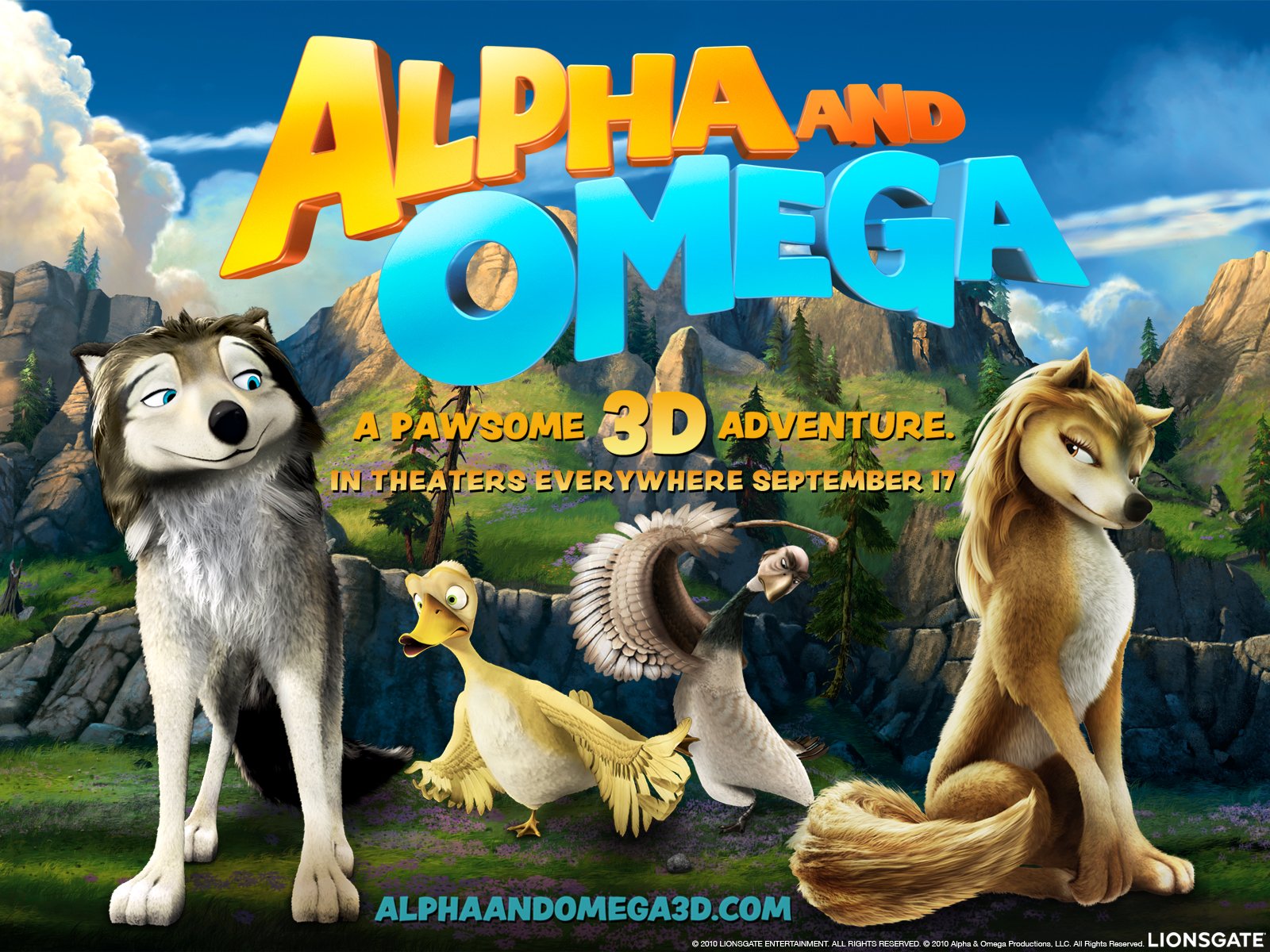 《丛林有情狼》Alpha and Omega电影壁纸_影视_太平洋电脑网