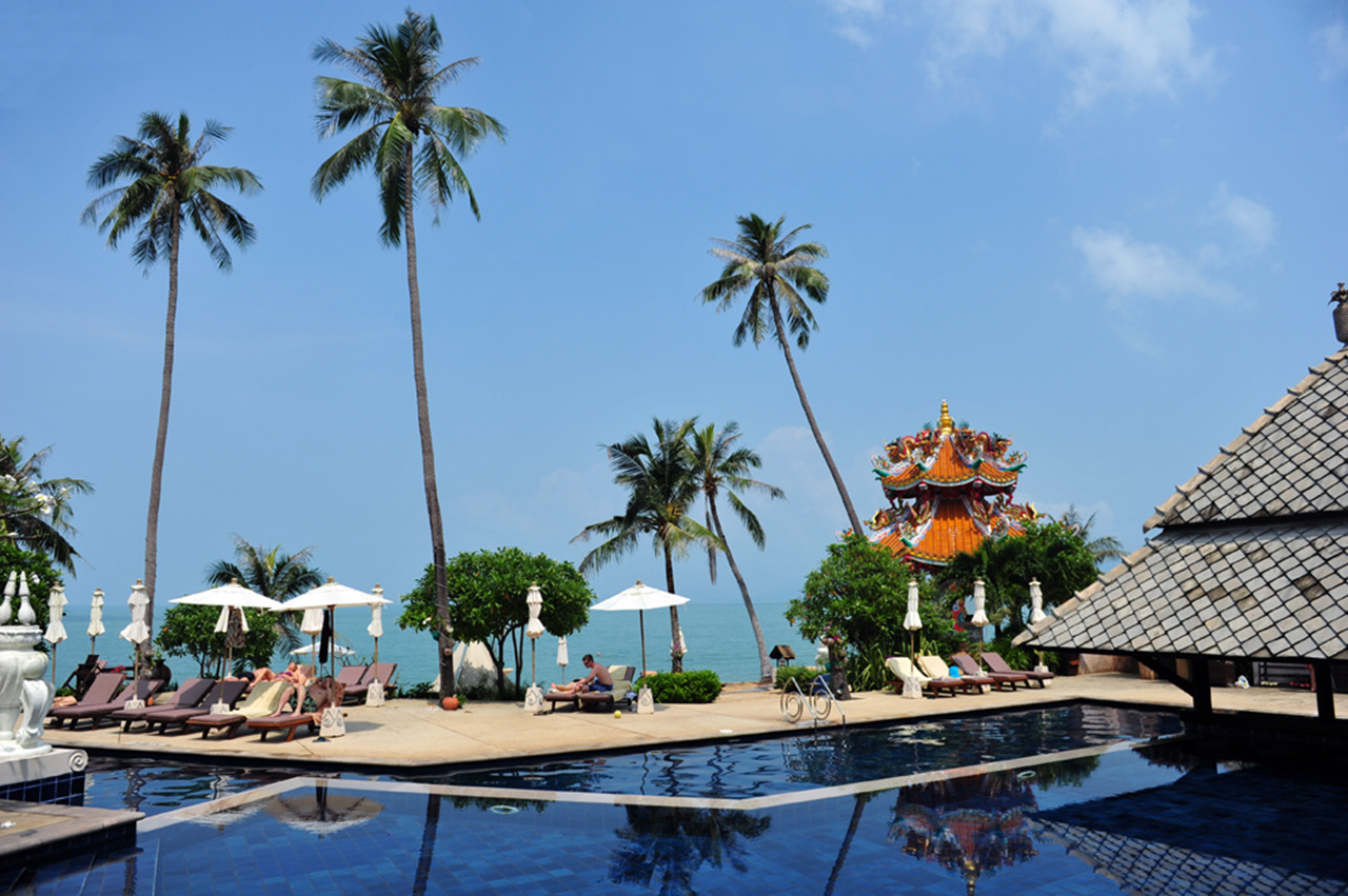 苏梅岛上最长最美丽的的海滩 ——查汶海滩_巴拉排行榜