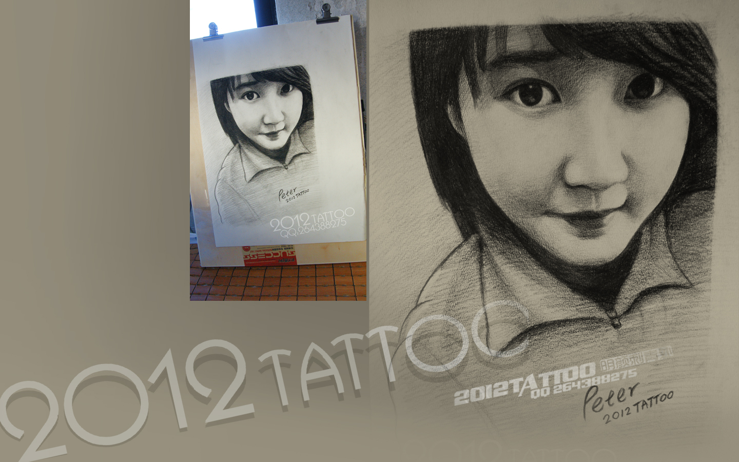 2012tattoo紋身主題壁紙1400x900